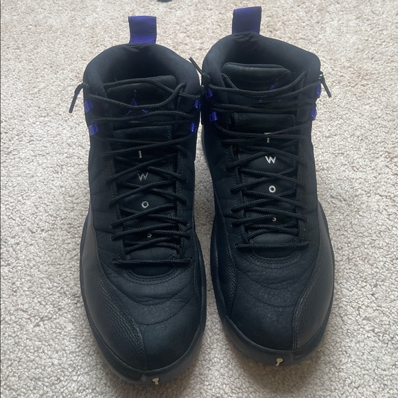 Jordan 12 Retro Black Dark Concord - Picture 2 of 9